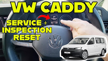VW Caddy  Service Light + Inspection Light RESET - How to RESET VW CADDY SERVICE + INSPECTION LIGHTS