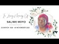 LATE SALIWE MOYO CHAPEL SERVICE