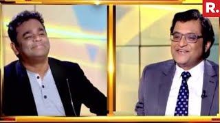 A R Rahman On Nation Wants To Know With A R Rahman On Nation Wants To Know With