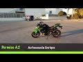 Prueba de Destreza del PERMISO A2 ( EXAMEN DE PISTA)