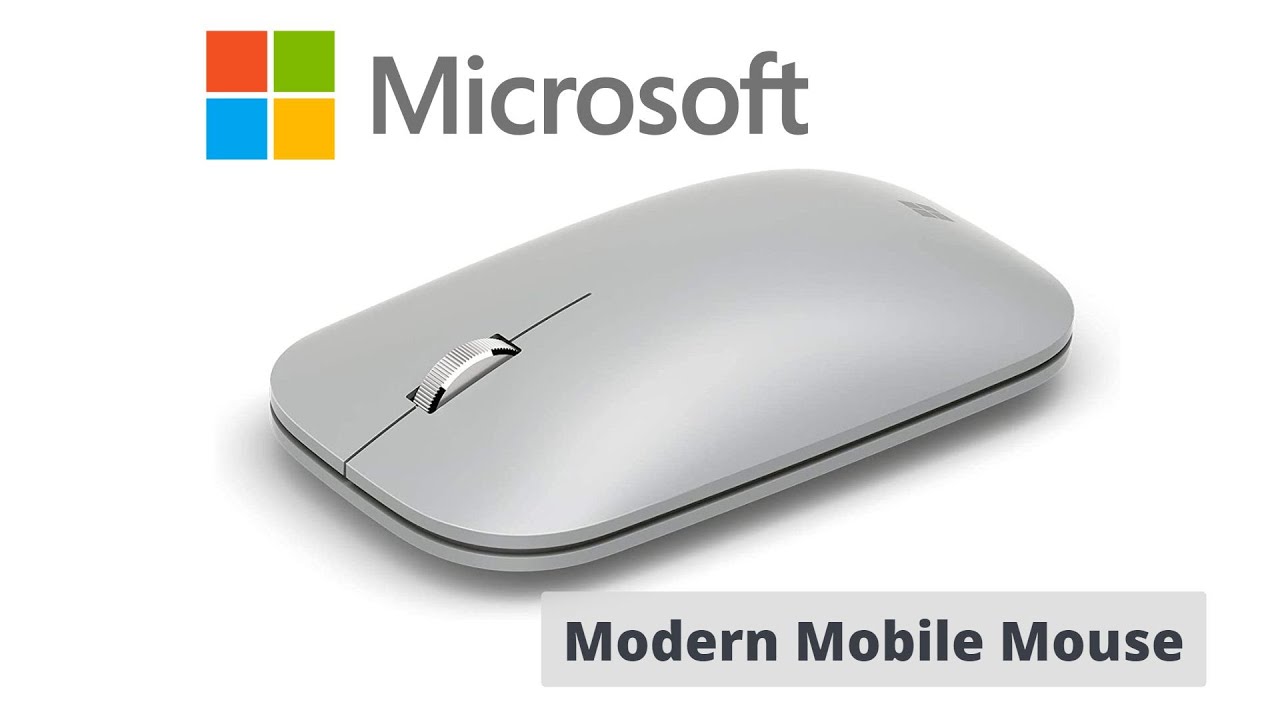 Souris Bluetooth - Microsoft Modern Mobile Mouse - Bleu Pastel