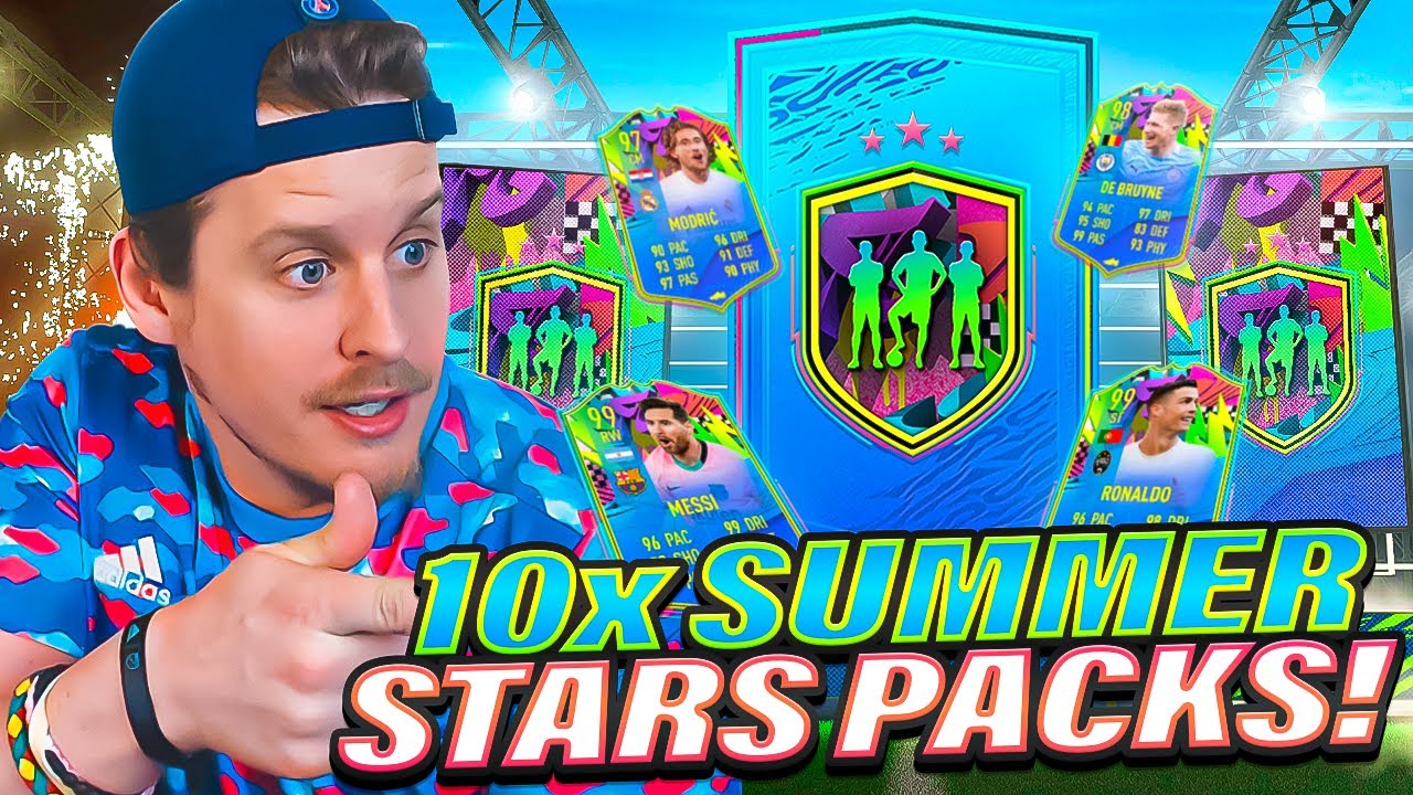 GUARANTEED BRAVO?! 10X SUMMER STARS UPGRADE PACKS! FIFA 21 Ultimate Team