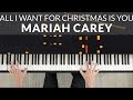 ALL I WANT FOR CHRISTMAS IS YOU - MARIAH CAREY | Tutorial of my Piano Cover + Sheet Music