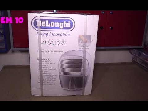 DeLonghi DEM 10 AriaDry Compact & Quiet Portable Dehumidifier 10L full review