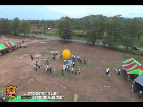 Launch of a deployable CanSat by All Nations University College