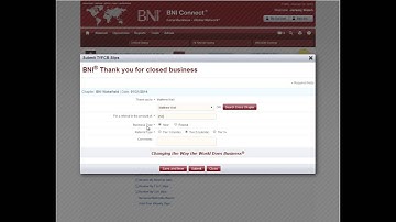 BNI Connect Educational Moment - Thank a Referral Source (TYFCB Slips)