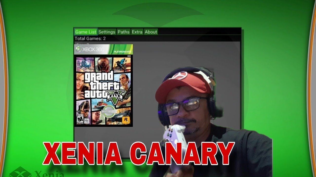 XENIA CANARY EMULADOR XBOX SERIES X/S . INSTALANDO GTA 5 NO EMULADOR ...
