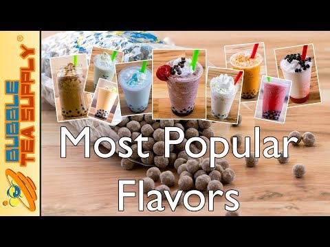 Bubble Tea Supply's Top 3 Most Popular Flavors