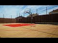 Баскетбольная площадка в стиле Chicago Bulls