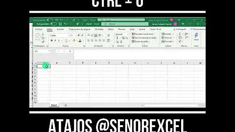 ¿Qué significa Ctrl U en Excel?