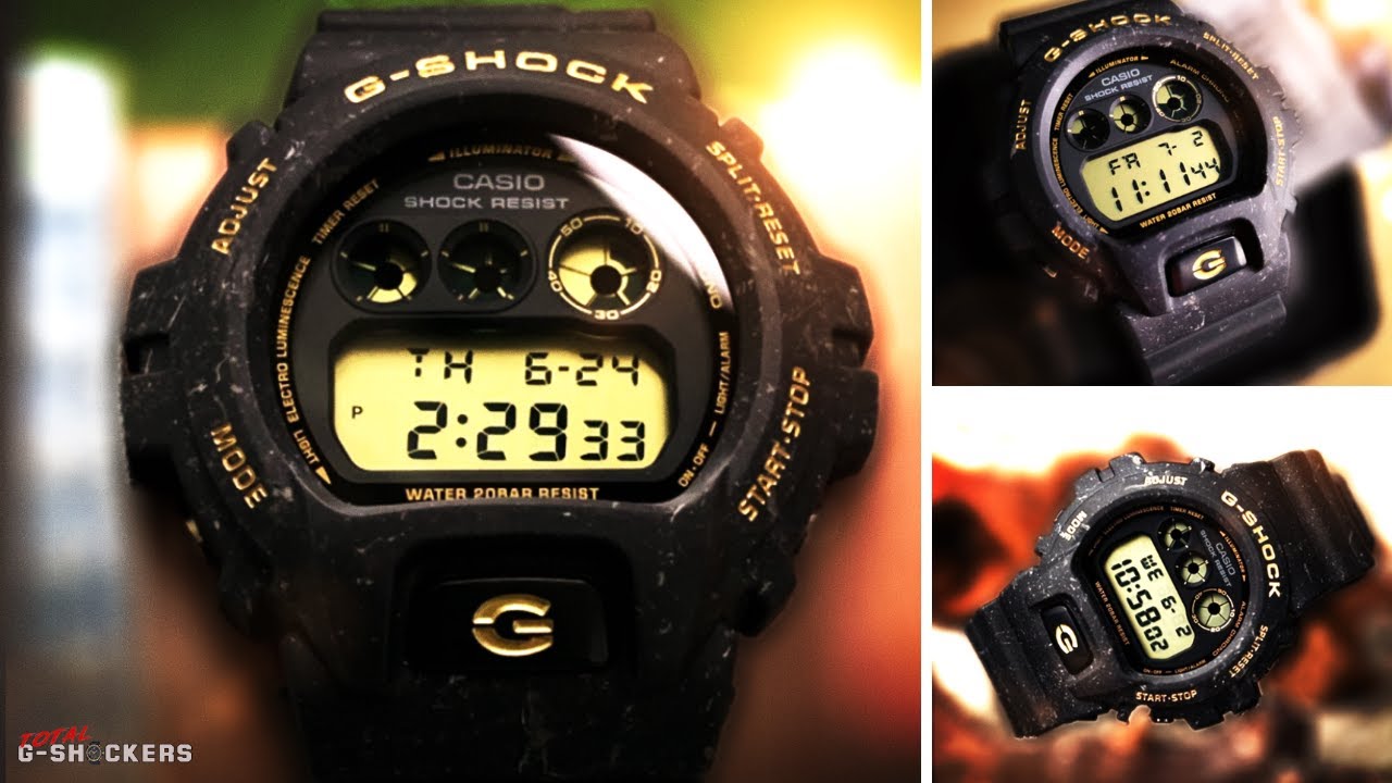Casio G-Shock Smoky Sea Face Classic Rounded Watch | DW6900WS-1 