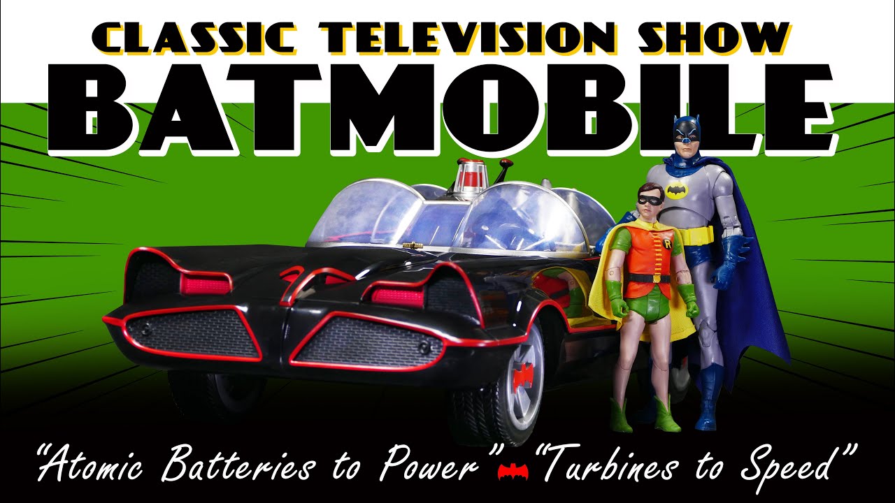 Бэтмобиль из классического телешоу DC Multiverse Batman 1966 года от McFarlane Toys