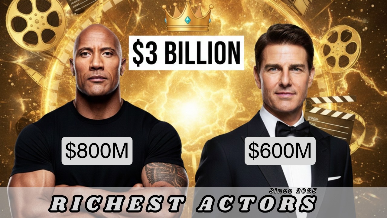The Billionaires Hollywood Actors 2025 Top 50