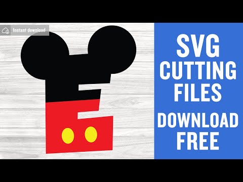 Micky Font E Svg Free Cutting Files for Silhouette Cameo Free Download