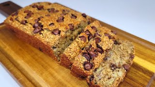 Oatmeal banana bread| recipe healthy sweet treat.