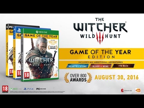 Video: Datum Izdaje Potrjen Za The Witcher 3: Wild Hunt - Game Of The Year Edition