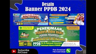Download Banner PPDB CorelDraw – Editable & Siap Pakai