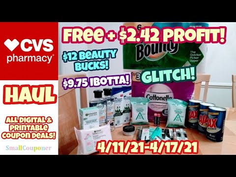 CVS Haul 4/11/21-4/17/21! Glitch! Free! All Digital and Printable Coupon Deals!