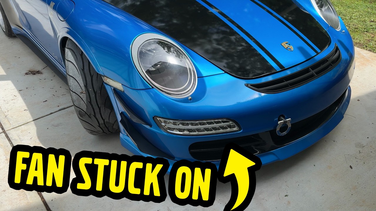 Porsche 997, Radiator Fan Running Full Blast Fix