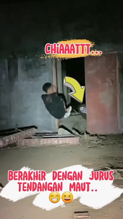 Pria ini Menendang Kuntilanak dengan Kuat,,😱😱#shorts #viral #hororkomedi