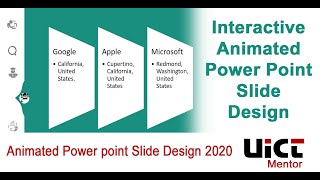 Animated Power Point in Hindi/English | Interactive PowerPoint Animation Slides Tutorial for 2020