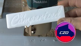 Fabricacion de placa grabada | CNC | PVC | La firma del autor by Camperized 447 views 1 year ago 1 minute, 17 seconds
