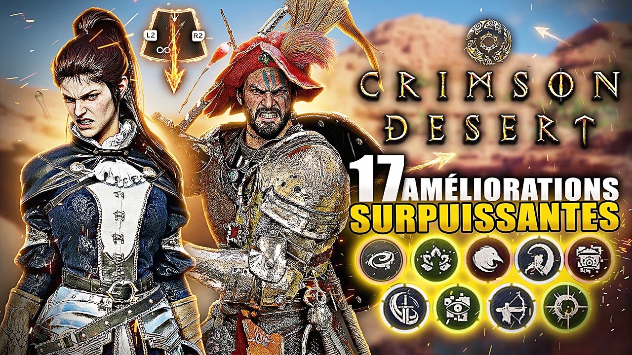 Crimson Desert : 17 Compétences IMPORTANTES à Débloquer Rapidement (Flèches Infini) ASTUCES COMBAT