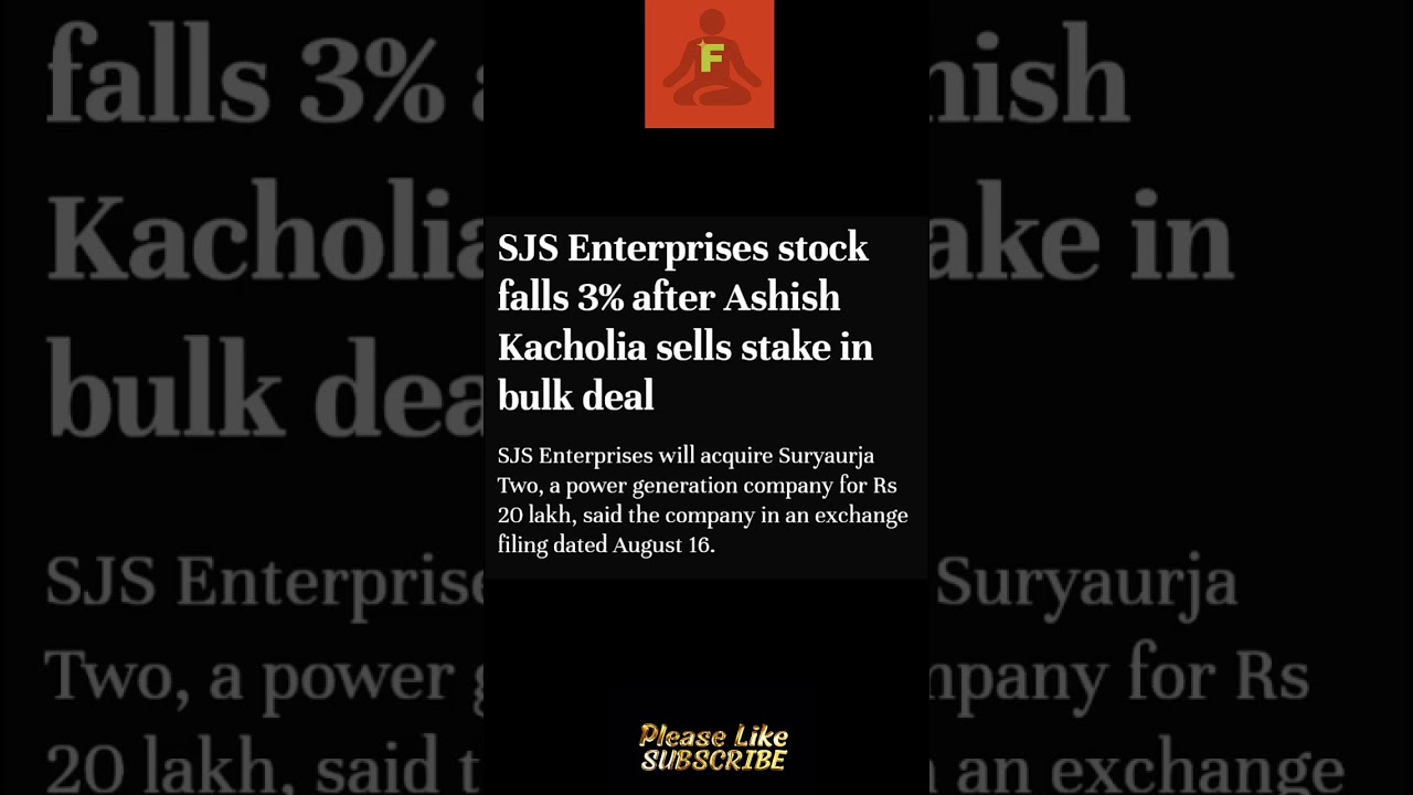 SJS Enterprises Stock News