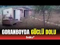 Goranboya düşən dolu yağışa çevrildi | Anbaan görüntülər