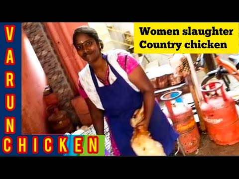 #Women #slaughter 2 #country #chicken|Fastest chicken slaughter video