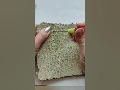 Блокнот из самодельной бумаги. - YouTube