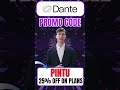 Dante Ai promo code : (PINTU) Exclusive 25% Off On Subscription Plan