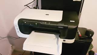 Видео Given free HP Officejet 6000 printer seems it needs new ink but works testing & printing (автор: EastAngliaUK)