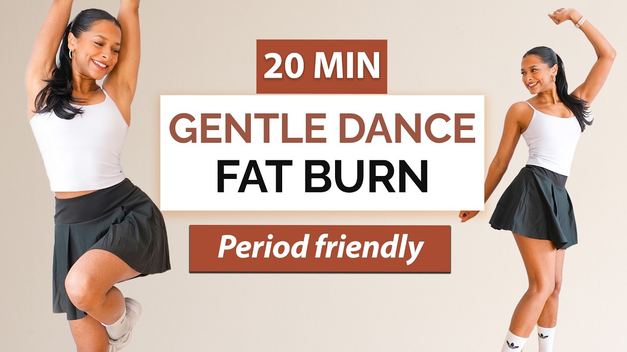 20 MIN GENTLE DANCE WORKOUT | Period Relief & Low Energy (No