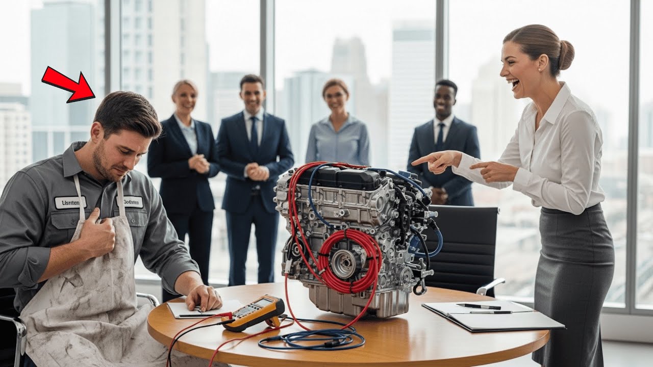 La CEO Schernì Un Meccanico Povero: “Aggiusta Questo Motore E Ti Sposerò” — Poi Lui Ci Riuscì