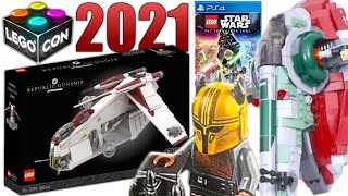 LEGO CON 2021: What To Expect? LEGO Star Wars UCS Gunship Reveal? LEGO Skywalker Saga NEWS?