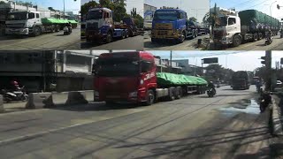 FAW JH6, MERCY AXOR TRAILER, QUESTER TRAILER & QUESTER LOWBED //TRUCK SPOTTING PEKALONGAN