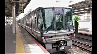 JR西日本 223系2000番台 J9編成+ 223系1000番台 V5編成 普通 高槻から快速 加古川行き JR貨物 EF210 149号機 貨物列車 山科駅 茨木駅 20230624