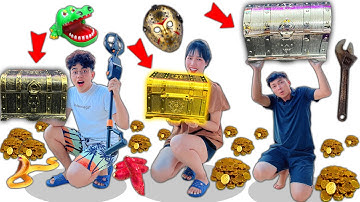 ĐI TÌM KHO BÁU DƯỚI LÒNG ĐẤT THẮNG TÊ TÊ HẰNG NGA ĐÀO ĐƯỢC HỘP SẮT BẠC VÀNG TRỞ NÊN GIÀU CÓ ??