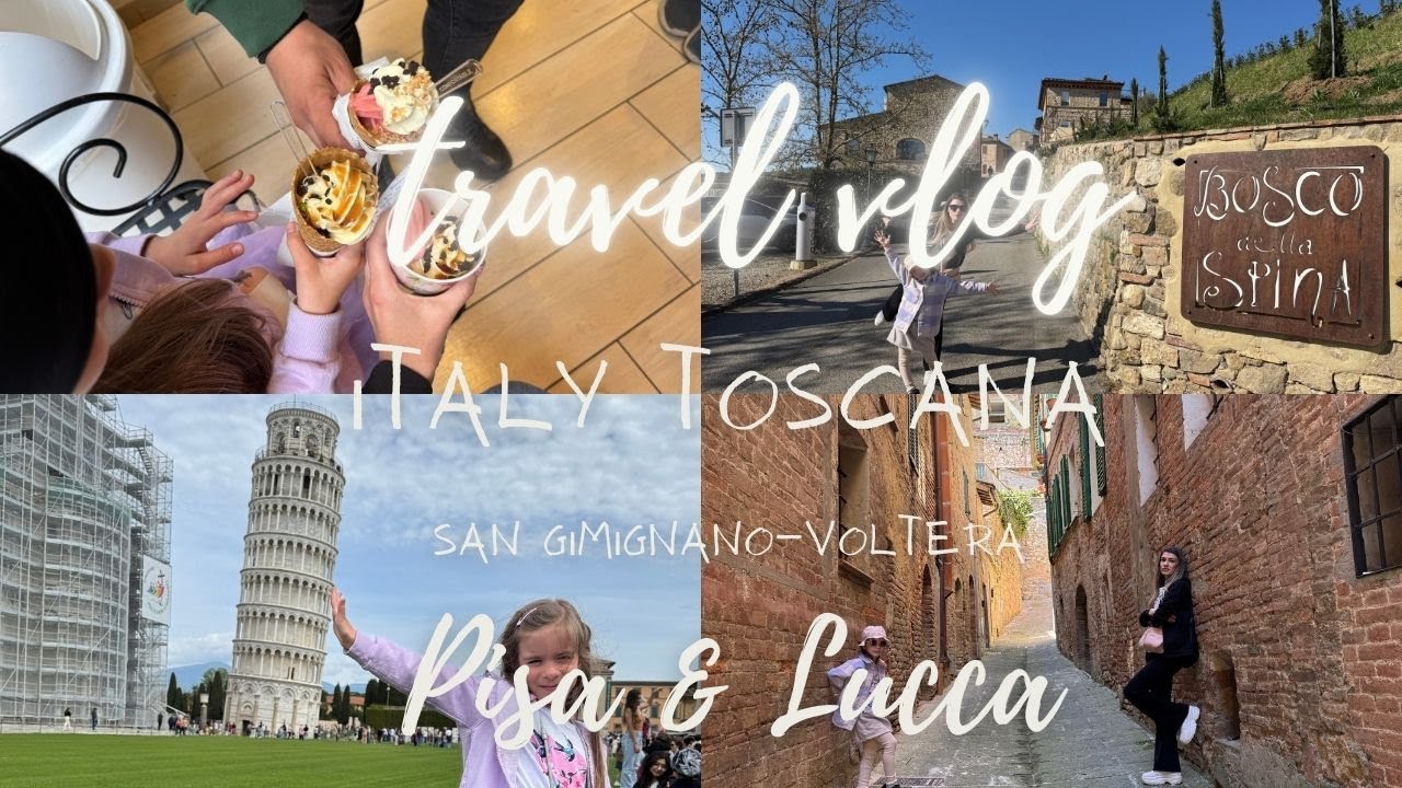 Italiano vlog 2025 | Toscana | Voltera - Pisa - Lucca