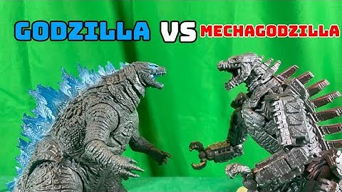 Godzilla vs Mechagodzilla Part 1 (stop motion video)