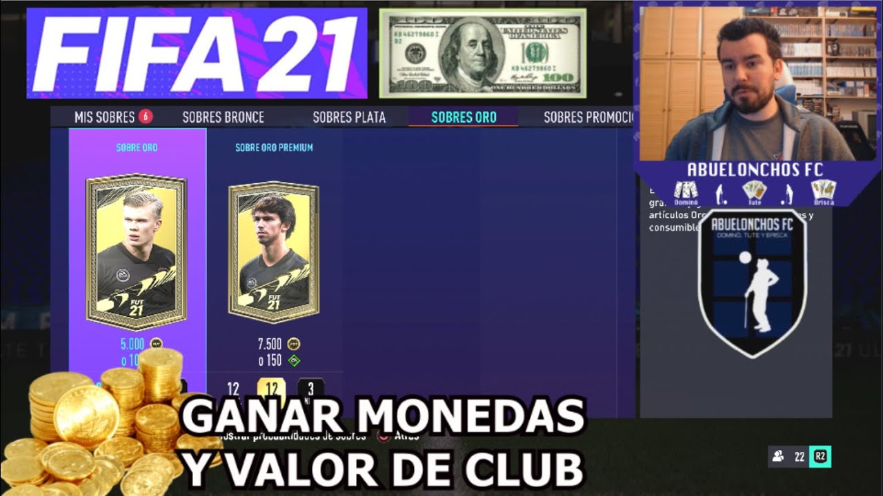 ¿CÓMO GANAR MONEDAS Y VALOR DE CLUB EN FIFA 21? + SOBRE DE JUGADORES