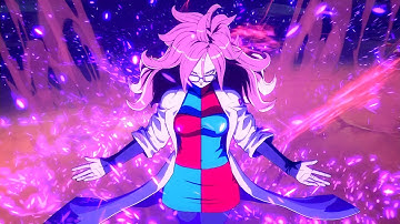 DBFZ  - Android 21 - Basic Combos and Throw setups