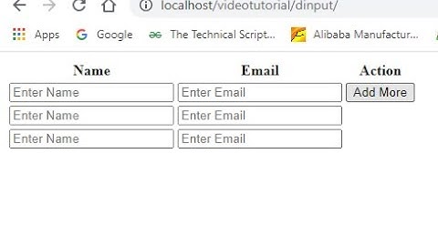 Dynamically Add Input Fields to Form Using Jquery Ajax