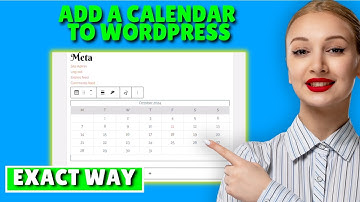 How to add a calendar to wordpress (2025)