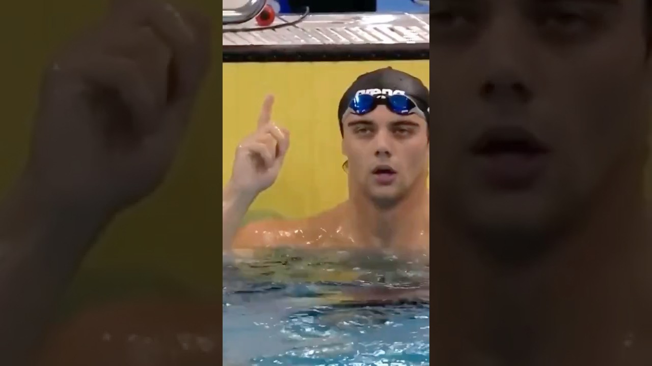 Томас Чеккон лидирует в заплыве на 100 метров вольным стилем среди мужчин | Лучшие моменты Кубка ...