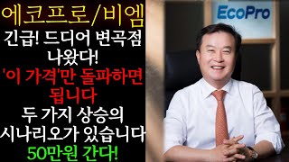 🔴[에코프로(비엠)] 긴급! 지금부터 이 3가지 호재가 차례대로 반영 될 겁니다 물량장악을 세력들은 이미 완료했습니다 추세선 돌파시 갭상승도 가능합니다 #에코프로 #에코프로대응