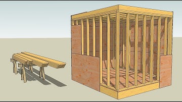 Drawing Lumber with SketchUp Series Part 3:  How to Draw Plywood Panels