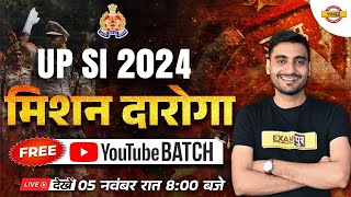 UP SI 2024 | मिशन दारोगा | UP SI 2024 FREE YOUTUBE BATCH | UP SI 2024 ONLINE CLASSES BY EXAMPUR