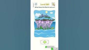 What does the earth rest on? | Dop 3 Level 234 #gaming #shortsviral #gameplay